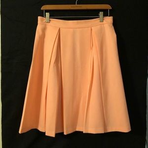 Everly Peach Full Lined Skirt LARGE